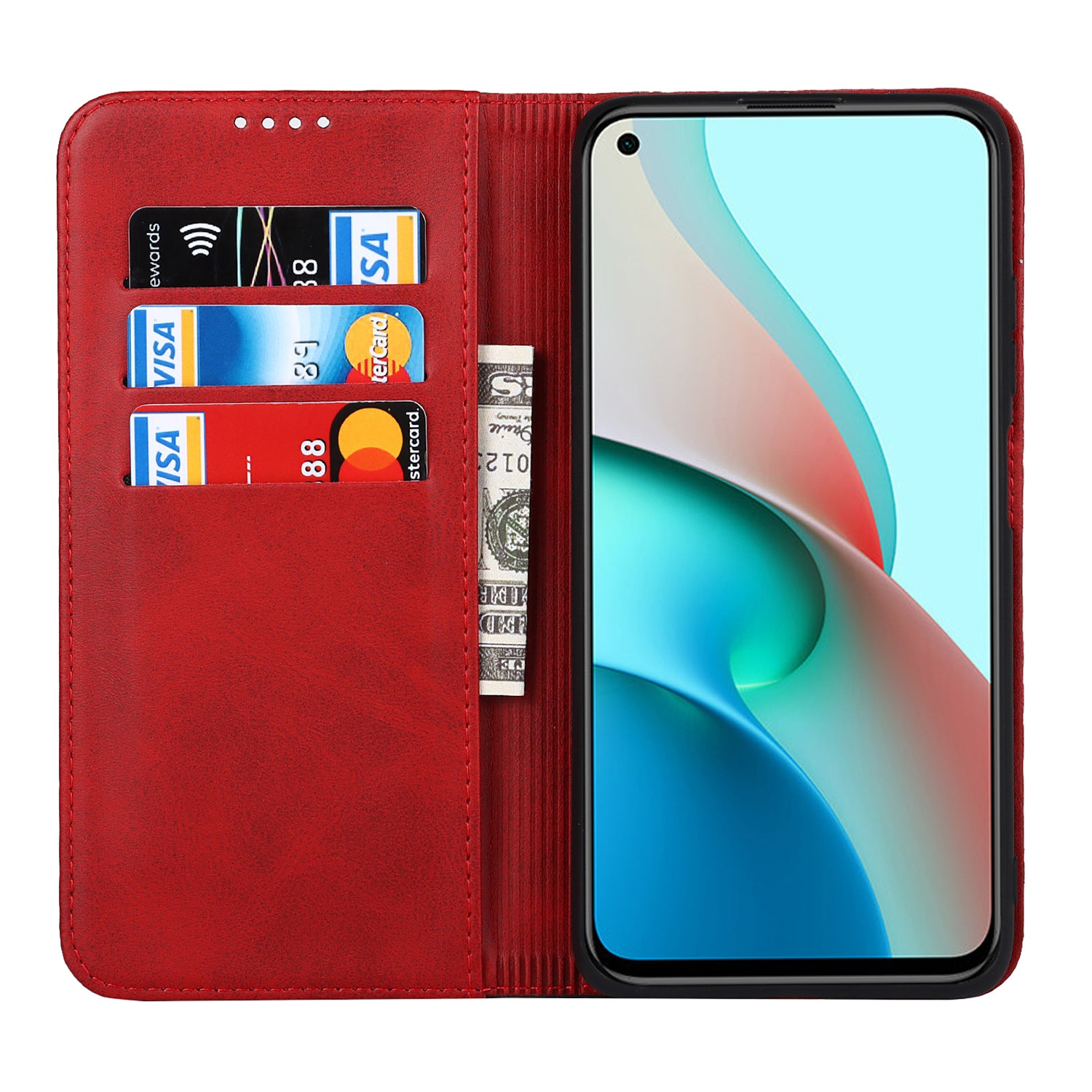 For Xiaomi Redmi Note 9 5G Note 9T 5G PU Leather Wallet Phone Case Bi-color Splicing Calf Texture Stand Flip Phone Cover For Xiaomi Redmi Note 9 5G Note 9T 5G PU Leather Wallet Phone Case Bi-color Splicing Calf Texture Stand Flip Phone Cover